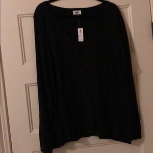 NWT Black V-neck Old Navy Sweater XXL